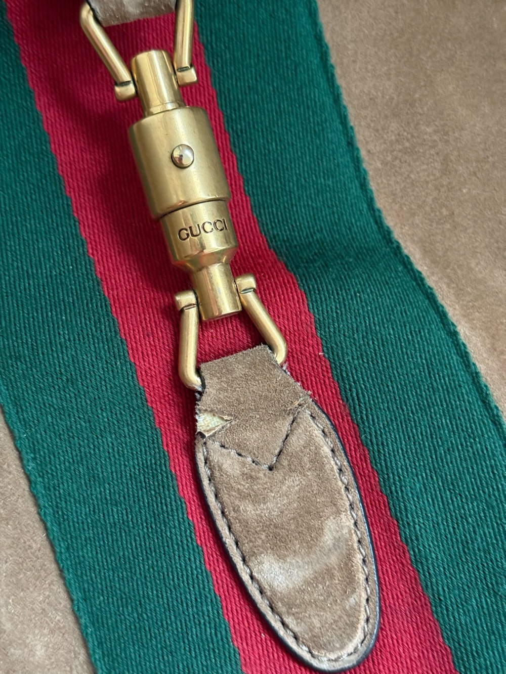 GUCCI Suede Jackie Vintage Large Hobo - Picture 13 of 14